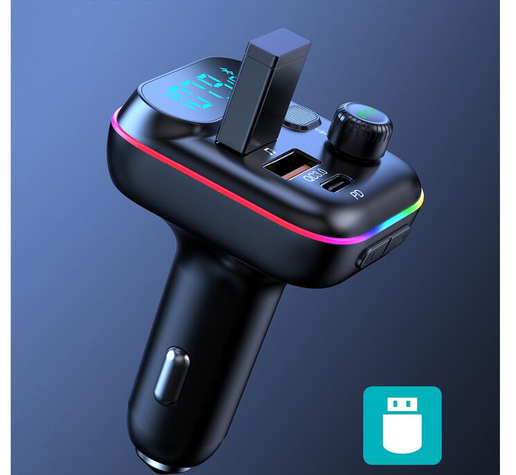 Bluetooth FM Transmitter Car Charger Adapter