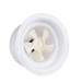 White exhaust fan on a white background