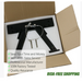 Product packaging RV Step Stabilizer Jack Stand featuring promotional text on a white background.