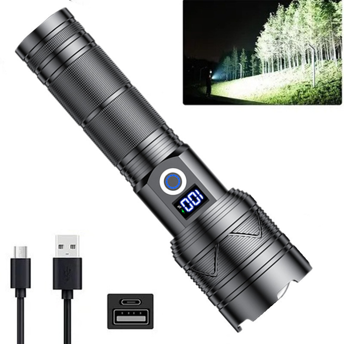 Rechargeable LED Torch Flashlight