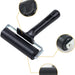 Black brayer with close-up details on a white background
