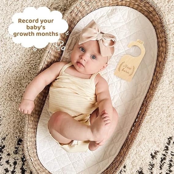 7PCS Baby Closet Size Divider Nursery Wardrobe Divider Hangers