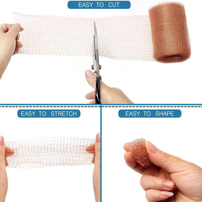 6m Fine Wire Mesh Roll Pure Copper Mesh Rodent Pest Control