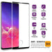 Smartphone with a screen protector and feature icons on a white background