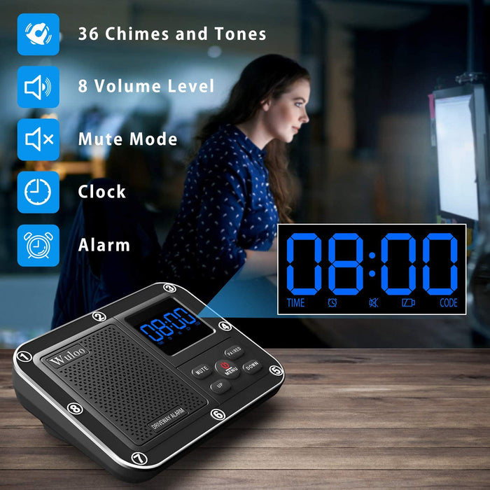 Solar Driveway Alarm Wireless Outdoor Motion Sensor & Detector Driveway Alert System