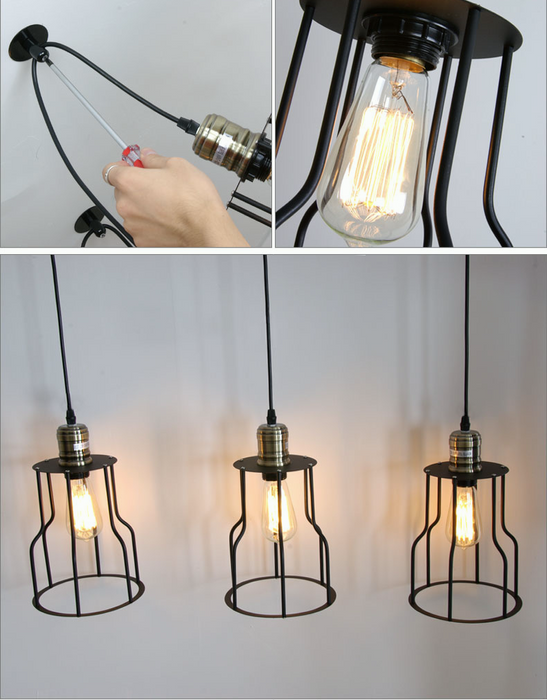 Spider Cage Ceiling Pendant Light 6 Heads