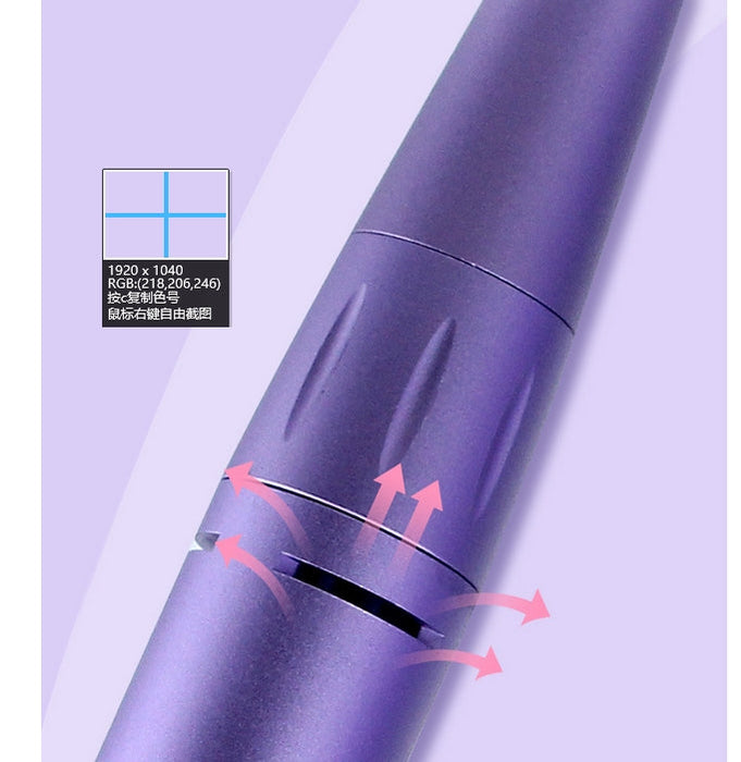 Rechargeable Electric Nail File Kit Purple