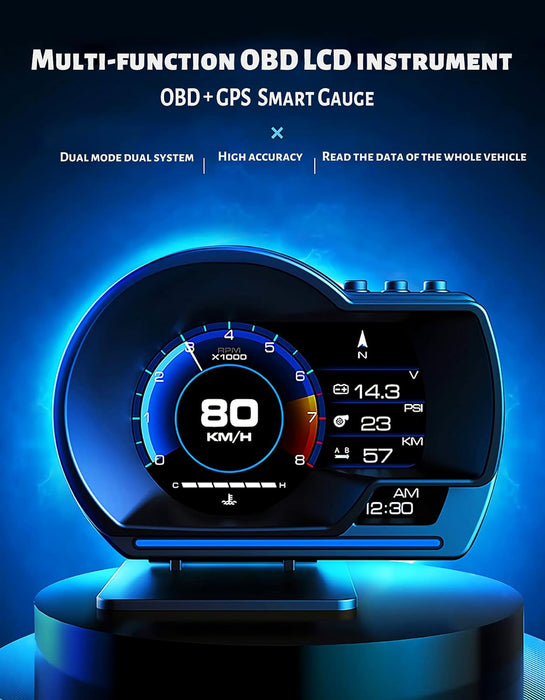 GPS+OBD2 Gauge Display
