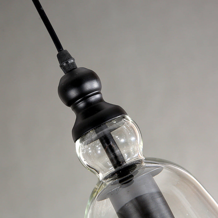 Glass Bell Pendant Hanging Light Lamp Vintage Lamp