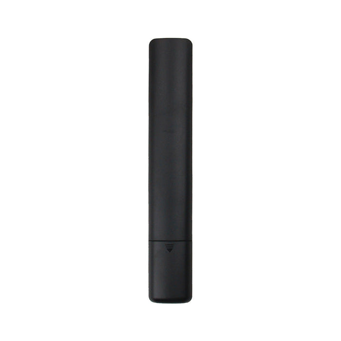 Black remote on a white background