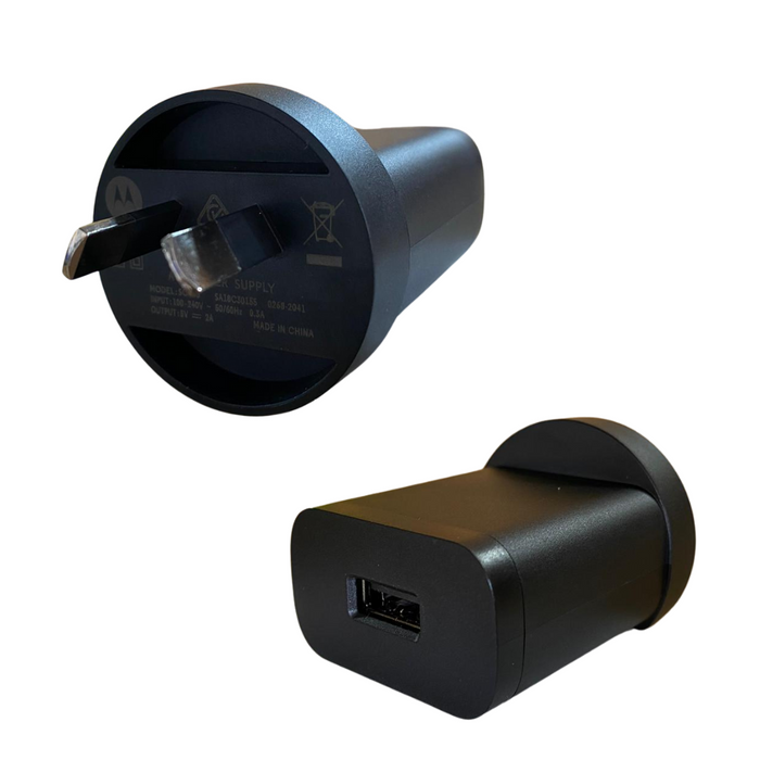 Black plug and socket on a white background