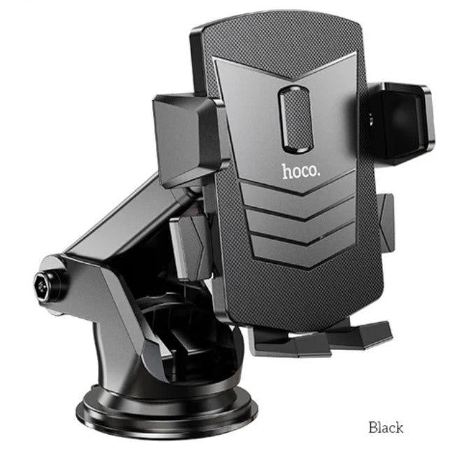 Black car phone holder with 'hoco.' branding on a white background