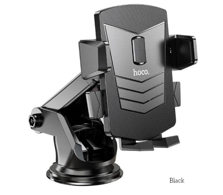 Black car phone holder with 'hoco.' branding on a white background