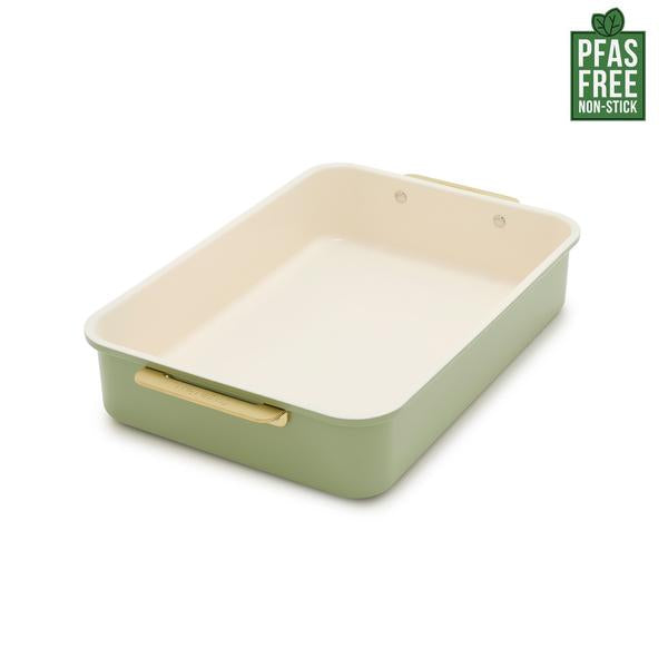Greenpan Rectangular Cake/Roast Pan W Handles 30.2Cm X 25.2Cm - Pfas Free