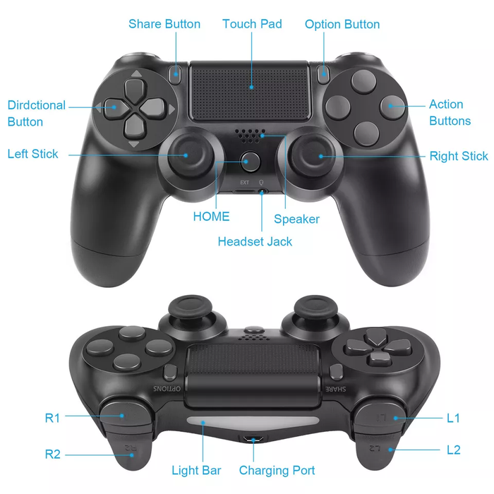 PS4 Wireless Controller - Black