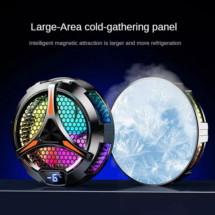 Tablet Radiator Tablet Cooler RGB Lighting 10cm Magnetic