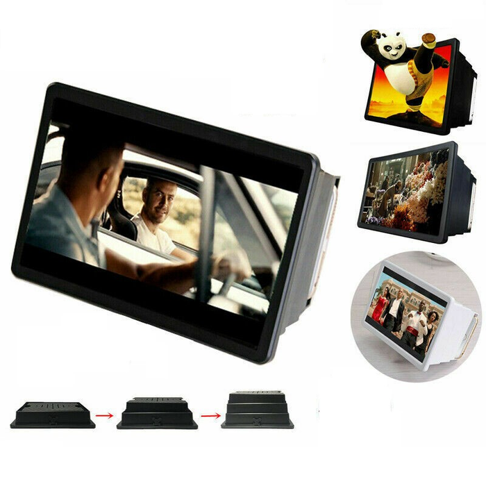 3D Magnifier Retractable Amplifier Mobile Phone Screen HD Magnifier Universal