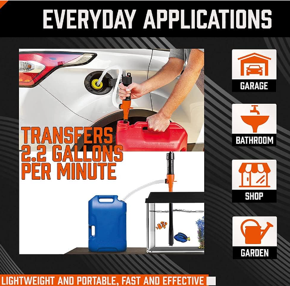 Electric Transfer Pump Battery Power