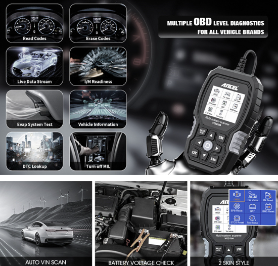 OBD2 Scanner ANCEL VOD700