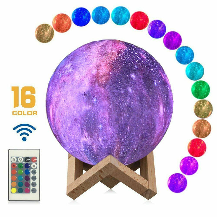 3D USB LED Magical Moon Night Light Moonlight