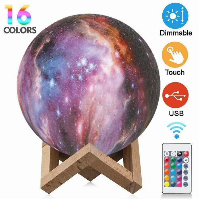 3D USB LED Magical Moon Night Light Moonlight