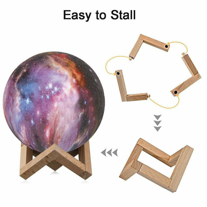 3D USB LED Magical Moon Night Light Moonlight