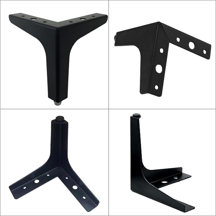 4Pcs Upgraded Metal Furniture Legs 13cm