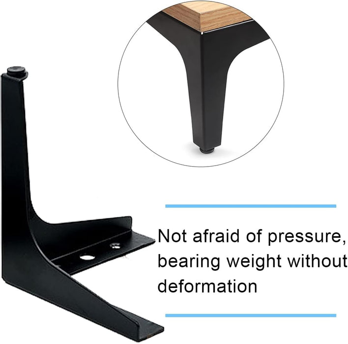 4Pcs Upgraded Metal Furniture Legs 13cm