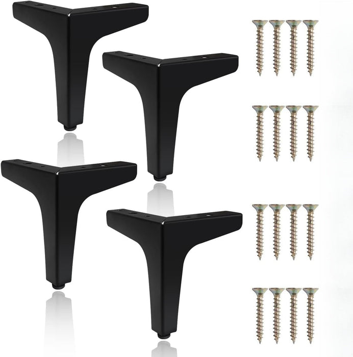 4Pcs Upgraded Metal Furniture Legs 13cm