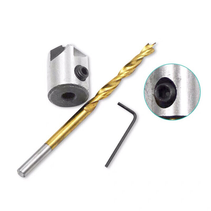 8pcs Woodworking Countersink Drill