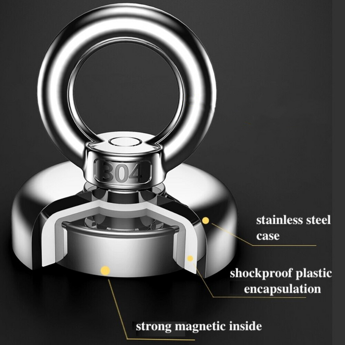 250kg Salvage Recovery Magnet Fishing Kit