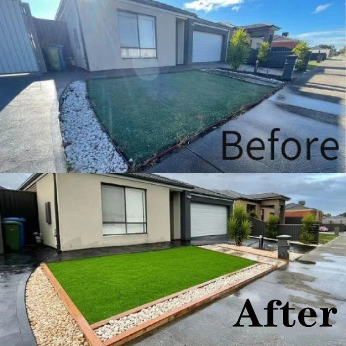 Two Pieces 2X5M Artificial Grass 30MM 20M2