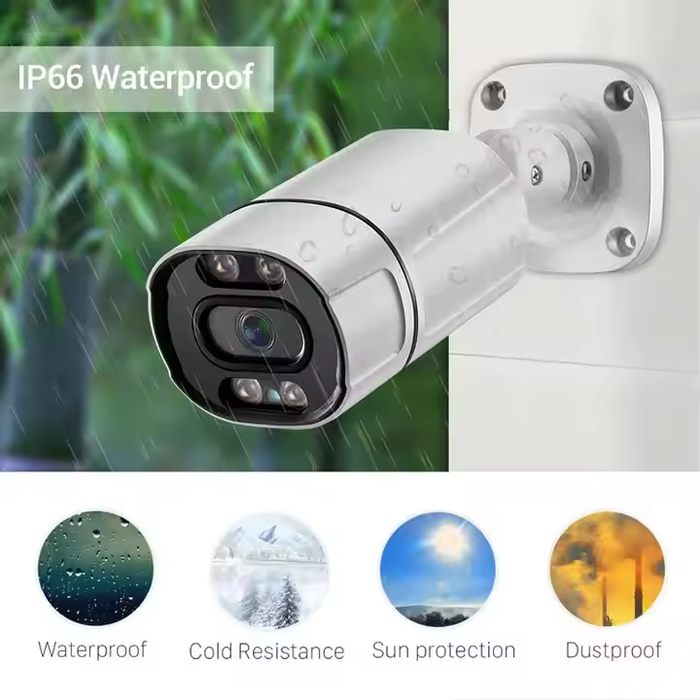 8CH POE Home Night Vision Security Camera System