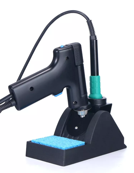 LCD Soldering Iron Desoldering 2in1 Station