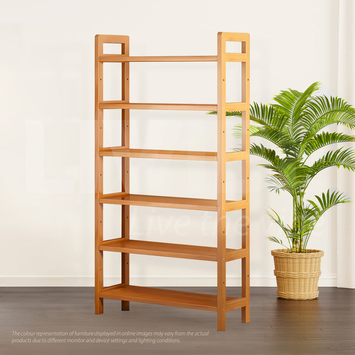 Bamboo Bookshelf Storage Rack