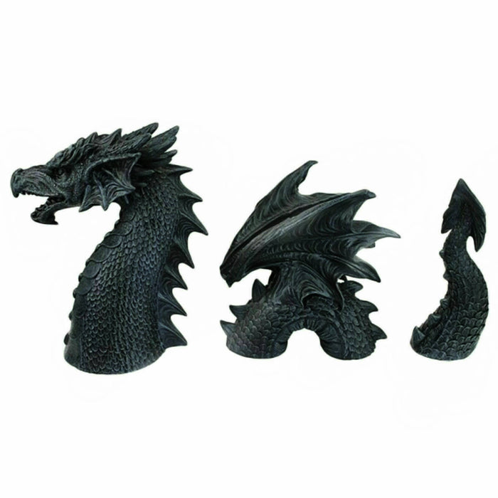 Dragon Garden Statue Decor Gothic Resin Ornament for Outdoor Decor