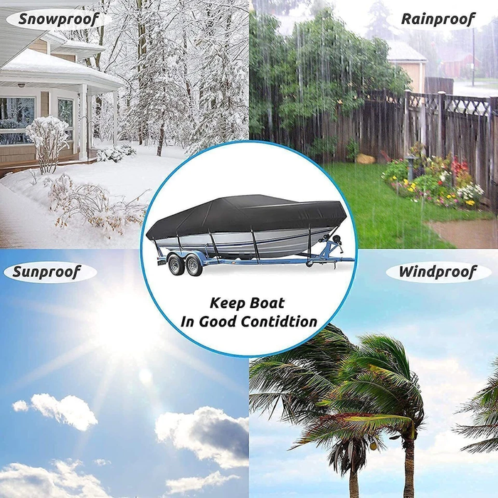 14"-16" 600D Boat Cover