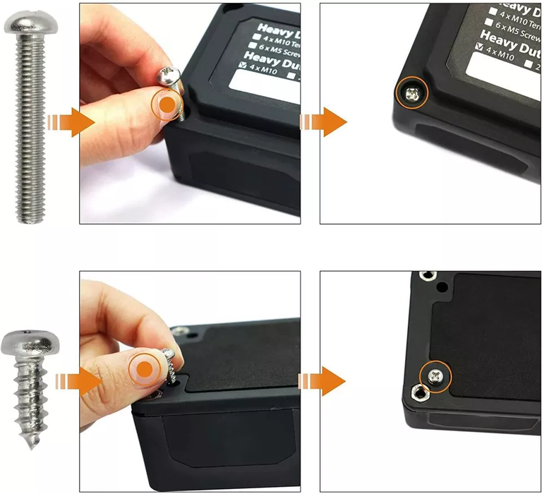 300A M8 48V Studs Bus Bar Power Distribution Box Terminal Block Heavy Duty