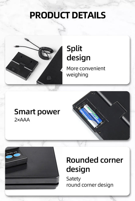 50KG Digital Electric Platform Scale Postal