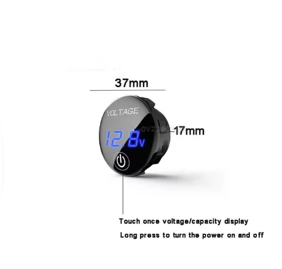 LED Digital Display DC 12V-24 Car SUV Panel Voltmeter