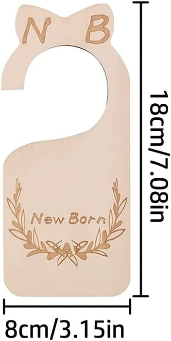 7PCS Baby Closet Size Divider Nursery Wardrobe Divider Hangers