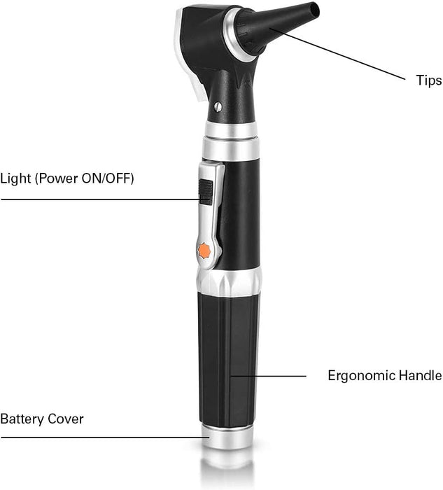 Magnification Ear Scope with LED Direct Illumination Light