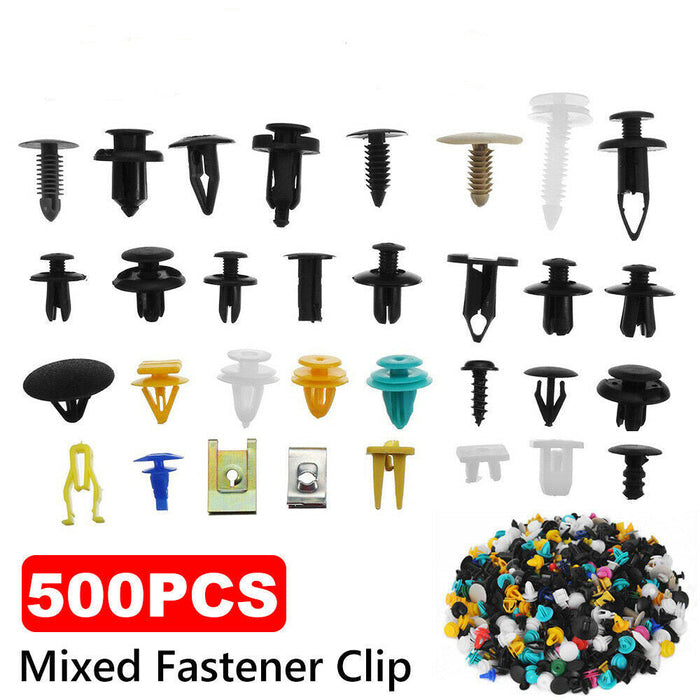 500PCS Car Body Trim Clips
