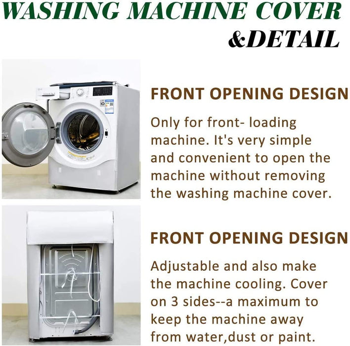 Capacity 7-7.5KG Front Loading Washing Machine Cover