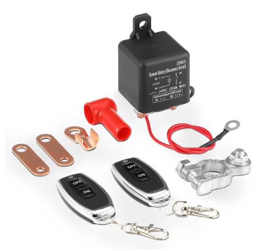 12V DC 200A Remote Battery Disconnect Switch Isolator Wireless for Car Truck RV