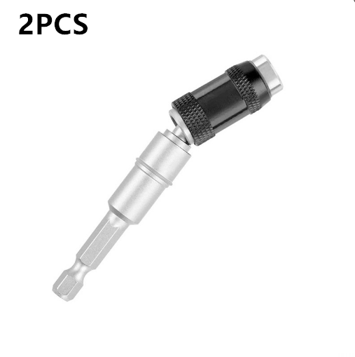 2PCS Magnetic Pivot Drill Bit Holder Steel Impact Pivoting Swivel Screw Drill Bits
