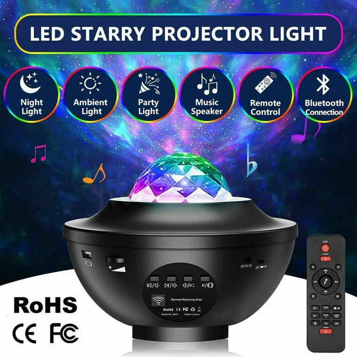 LED Galaxy Starry Night Light Galaxy Projector Light