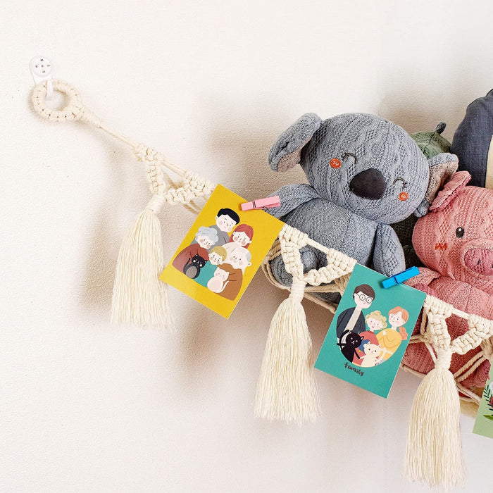 Soft Large Toy Hammock Mesh Net Bedroom Nursery Toys Storage Teddy Bear