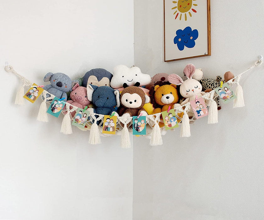 Soft Large Toy Hammock Mesh Net Bedroom Nursery Toys Storage Teddy Bear