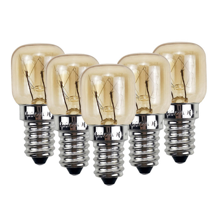 15W 5Pcs E14 Himalayan Salt Lamp Globe Bulb